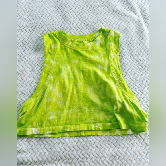 All your crop tank electric Lime - Picture 2 of 4